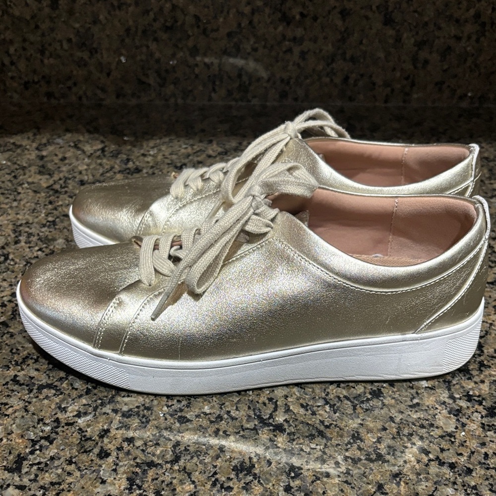 Fitflop Metallic Gold RALLY Sneakers
